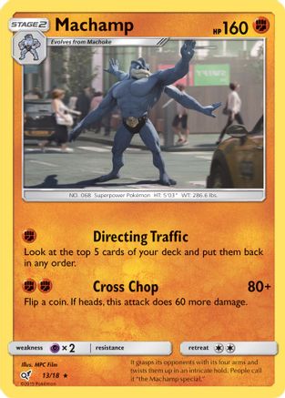 Machamp (13/18) [Sun & Moon: Detective Pikachu] - Trinity Hobby