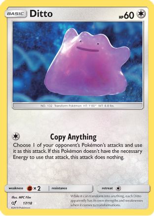 Ditto (17/18) [Sun & Moon: Detective Pikachu] - Trinity Hobby