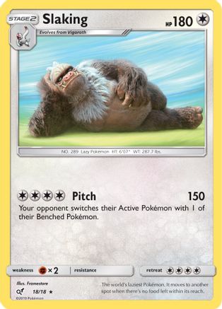 Slaking (18/18) [Sun & Moon: Detective Pikachu] - Trinity Hobby