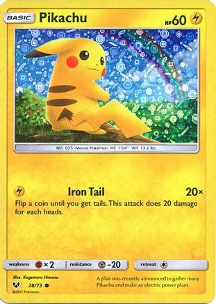 Pikachu (General Mills) - (028/73) Holofoil [Miscellaneous Cards & Products]