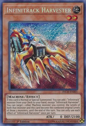 Infinitrack Harvester [INCH-EN001] Secret Rare - Trinity Hobby