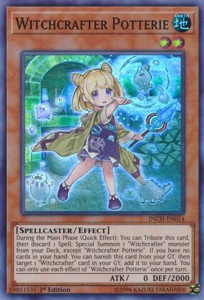Witchcrafter Potterie [INCH-EN014] Super Rare - Trinity Hobby