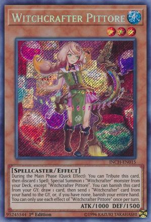 Witchcrafter Pittore [INCH-EN015] Secret Rare - Trinity Hobby