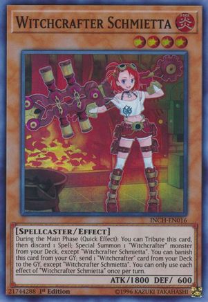 Witchcrafter Schmietta [INCH-EN016] Super Rare - Trinity Hobby