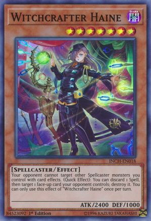Witchcrafter Haine [INCH-EN018] Super Rare - Trinity Hobby