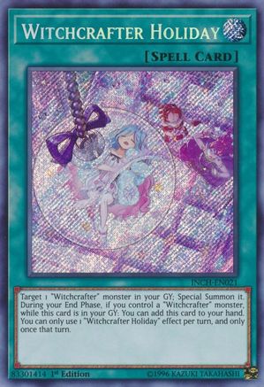 Witchcrafter Holiday [INCH-EN021] Secret Rare - Trinity Hobby