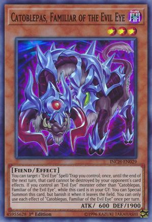 Catoblepas, Familiar of the Evil Eye [INCH-EN029] Super Rare - Trinity Hobby