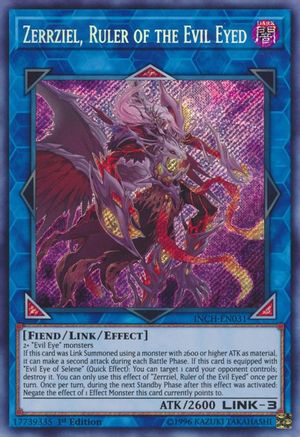 Zerrziel, Ruler of the Evil Eyed [INCH-EN031] Secret Rare - Trinity Hobby