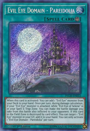 Evil Eye Domain - Pareidolia [INCH-EN033] Secret Rare - Trinity Hobby