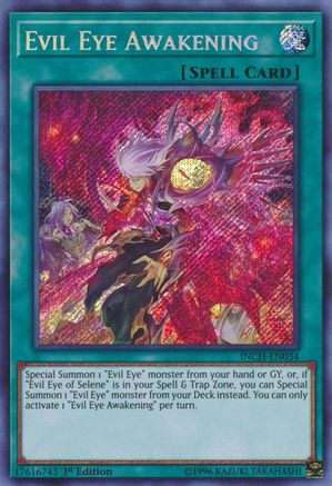 Evil Eye Awakening [INCH-EN034] Secret Rare - Trinity Hobby
