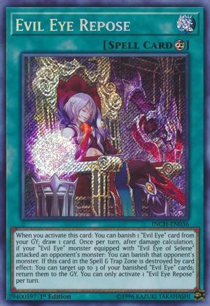 Evil Eye Repose [INCH-EN036] Secret Rare - Trinity Hobby