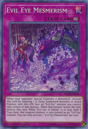 Evil Eye Mesmerism [INCH-EN038] Secret Rare - Trinity Hobby