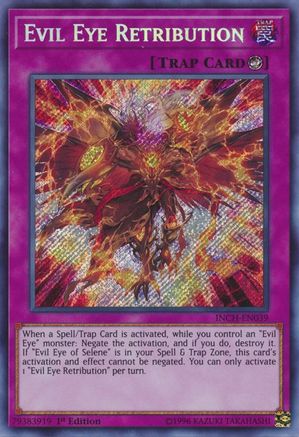 Evil Eye Retribution [INCH-EN039] Secret Rare - Trinity Hobby
