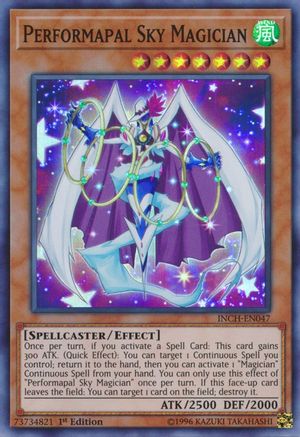 Performapal Sky Magician [INCH-EN047] Super Rare - Trinity Hobby