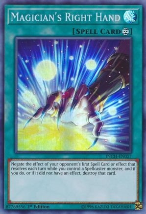 Magician's Right Hand [INCH-EN057] Super Rare - Trinity Hobby