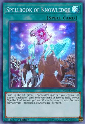 Spellbook of Knowledge [INCH-EN059] Super Rare - Trinity Hobby
