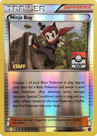 Ninja Boy (103/114) (League Promo Staff) [XY: Steam Siege] - Trinity Hobby