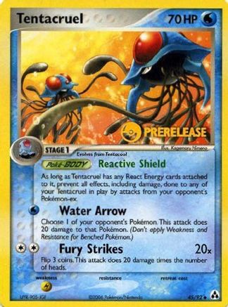 Tentacruel (45/92) (Prerelease Promo) [Nintendo: Black Star Promos] - Trinity Hobby