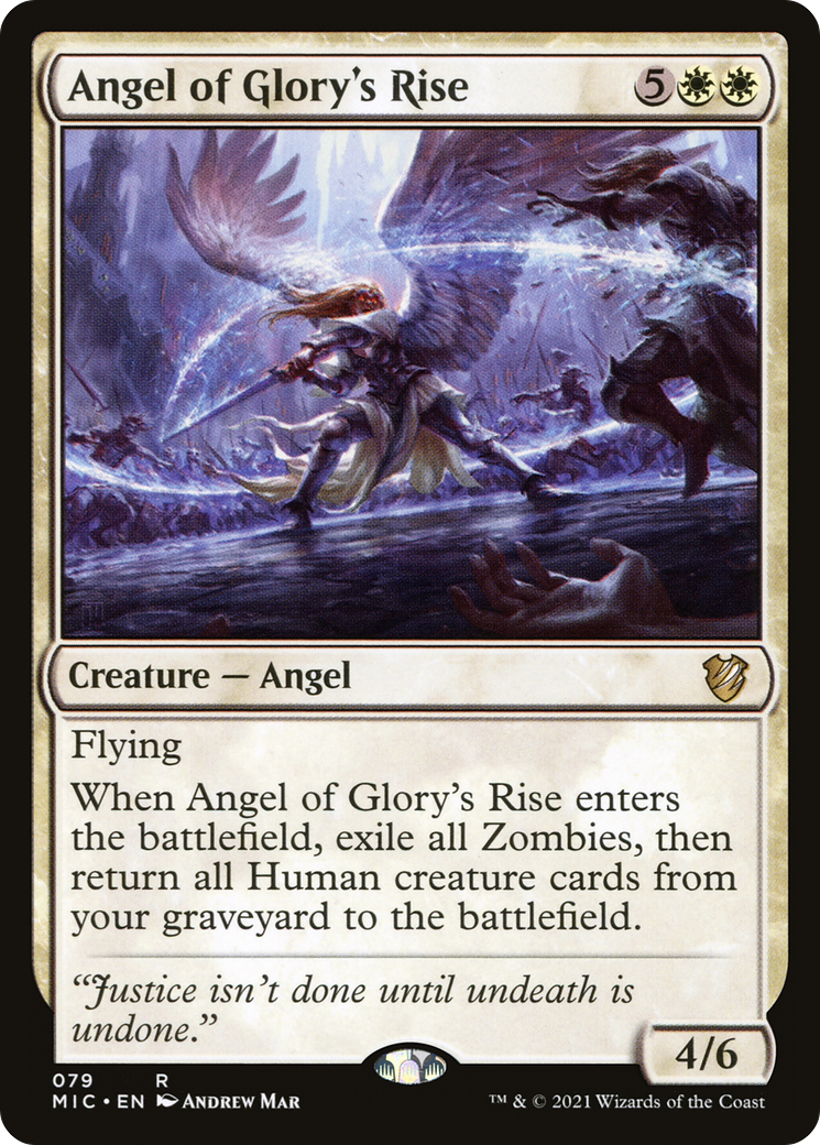 Angel of Glory's Rise [Innistrad: Midnight Hunt Commander] - Trinity Hobby