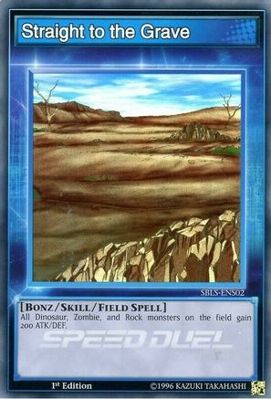 Straight to the Grave [SBLS-ENS02] Super Rare - Trinity Hobby