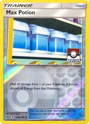 Max Potion (128a/145) (League Promo) [Sun & Moon: Guardians Rising] - Trinity Hobby