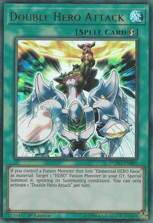 Double Hero Attack [DUPO-EN005] Ultra Rare - Trinity Hobby