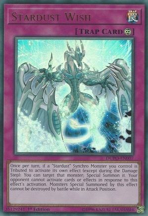 Stardust Wish [DUPO-EN007] Ultra Rare - Trinity Hobby
