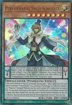 Performapal Smile Sorcerer [DUPO-EN012] Ultra Rare - Trinity Hobby