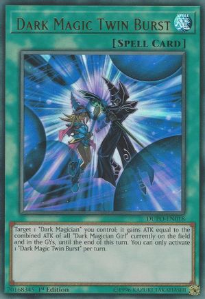 Dark Magic Twin Burst [DUPO-EN018] Ultra Rare - Trinity Hobby