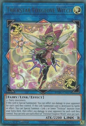 Trickstar Foxglove Witch [DUPO-EN021] Ultra Rare - Trinity Hobby