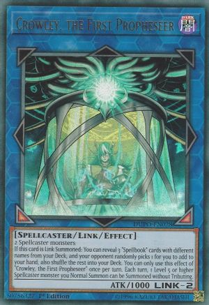 Crowley, the First Propheseer [DUPO-EN028] Ultra Rare - Trinity Hobby