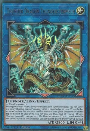 Thunder Dragon Thunderstormech [DUPO-EN030] Ultra Rare - Trinity Hobby