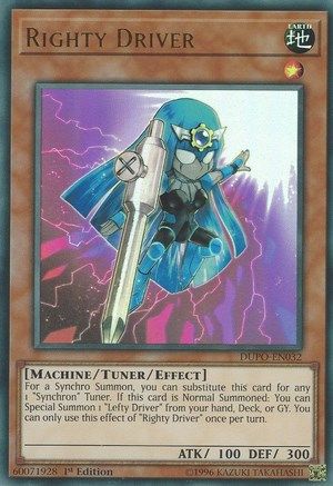 Righty Driver [DUPO-EN032] Ultra Rare - Trinity Hobby