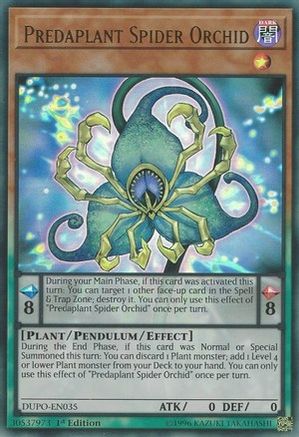 Predaplant Spider Orchid [DUPO-EN035] Ultra Rare - Trinity Hobby