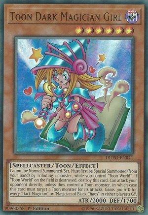 Toon Dark Magician Girl [DUPO-EN041] Ultra Rare - Trinity Hobby