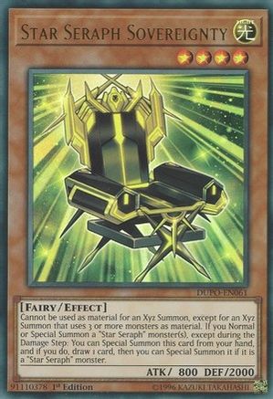 Star Seraph Sovereignty [DUPO-EN061] Ultra Rare - Trinity Hobby