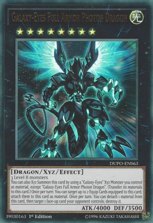 Galaxy-Eyes Full Armor Photon Dragon [DUPO-EN063] Ultra Rare - Trinity Hobby