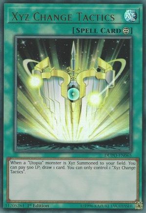 Xyz Change Tactics [DUPO-EN065] Ultra Rare - Trinity Hobby