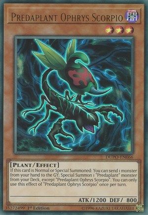 Predaplant Ophrys Scorpio [DUPO-EN066] Ultra Rare - Trinity Hobby