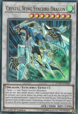 Crystal Wing Synchro Dragon [DUPO-EN068] Ultra Rare - Trinity Hobby