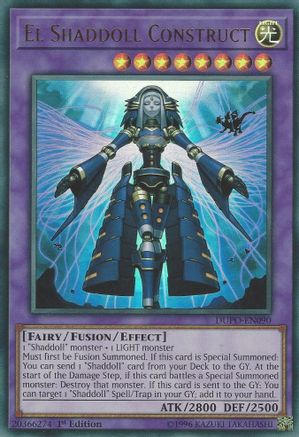 El Shaddoll Construct [DUPO-EN090] Ultra Rare - Trinity Hobby