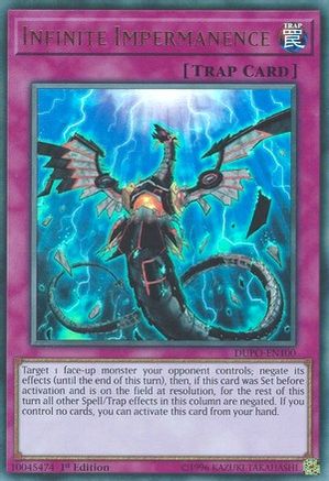 Infinite Impermanence [DUPO-EN100] Ultra Rare - Trinity Hobby