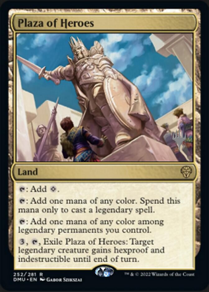 Plaza of Heroes (Promo Pack) [Dominaria United Promos] - Trinity Hobby
