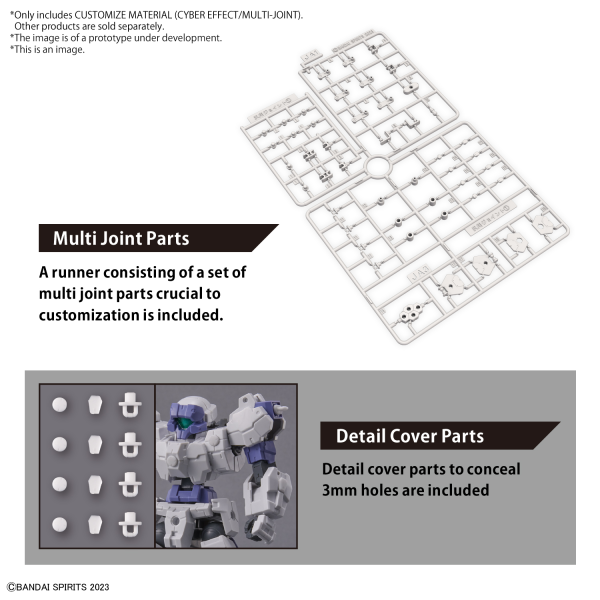 BANDAI CUSTOMIZE MATERIAL (CYBER EFFECT/MULTI-JOINT) - Trinity Hobby