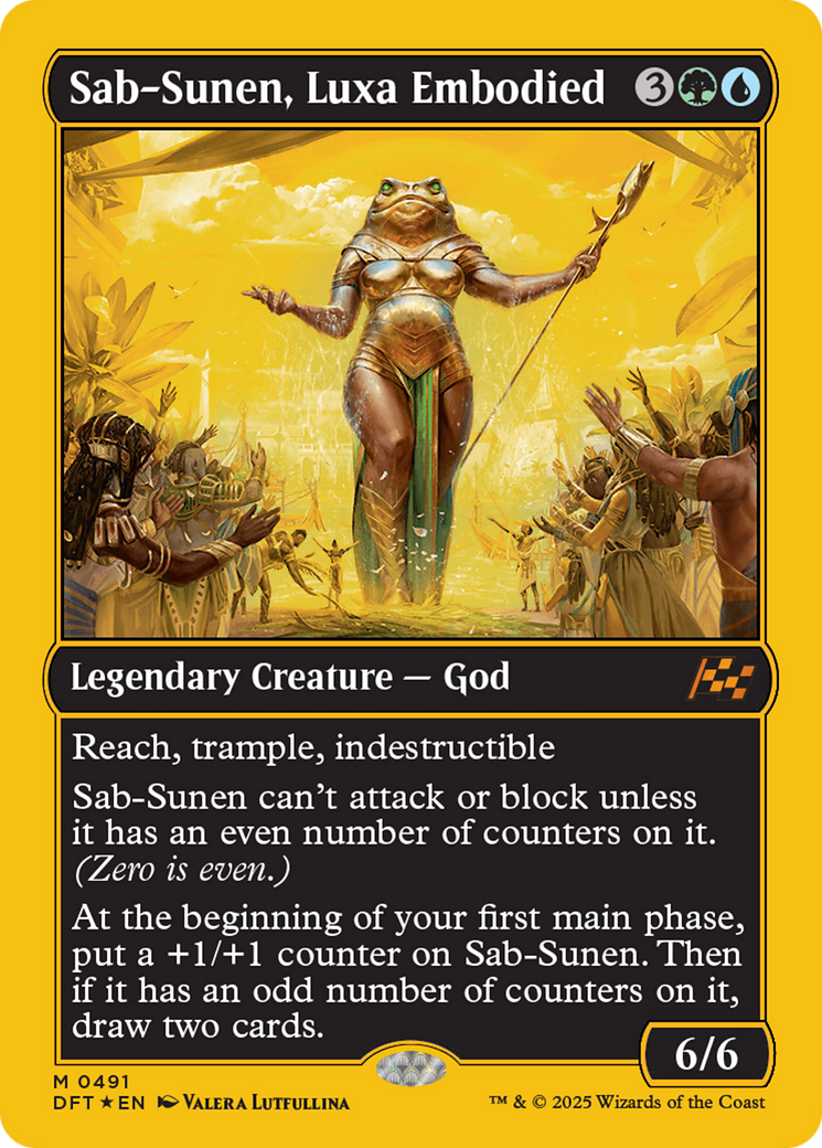 Sab-Sunen, Luxa Embodied (First-Place Foil) [Aetherdrift] - Trinity Hobby