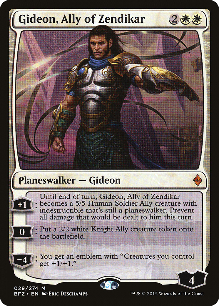 Gideon, allié de Zendikar [Bataille pour Zendikar] 