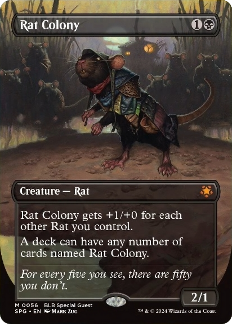 Rat Colony (Borderless) [Bloomburrow Special Guests] - Trinity Hobby