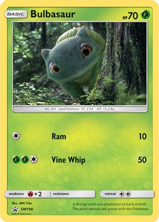 Bulbasaur (SM198) [Sun & Moon: Black Star Promos] - Trinity Hobby