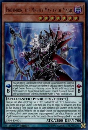 Endymion, the Mighty Master of Magic [SR08-EN001] Ultra Rare - Trinity Hobby