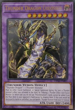 Thunder Dragon Colossus [OP10-EN001] Ultimate Rare - Trinity Hobby
